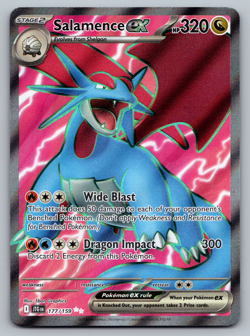 Salamence ex Pokemon Journey Together 177/159 Full Art Ultra Rare NM - Image 1