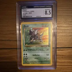 Pokemon Pinsir 9/64 Jungle Holo Rare Unlimited CGC 8.5 English 1999 - Image 1