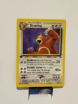 Pokemon Tcg Ursaring 34/75 1st Edition Neo Discovery LP - Image 1