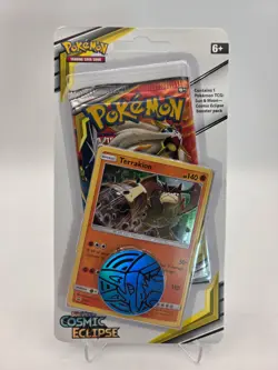 Pokemon Sun & Moon Cosmic Eclipse Blister Booster Pack Sealed - Image 1