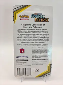 Pokemon Sun & Moon Cosmic Eclipse Blister Booster Pack Sealed - Image 3