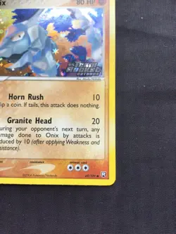 Pokemon Cards: EX Team Rocket Returns Reverse Holo: Onix 69/109 - Image 5