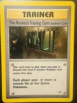 Pokemon The Rockets Training Gym Standard Card 104/142 Mint NP - Image 1
