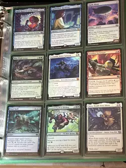 TMNT MTG Foil Lot 45x Near Mint Cards In Binder (mythic,rare,UC,C,) All Sleeved - Image 1