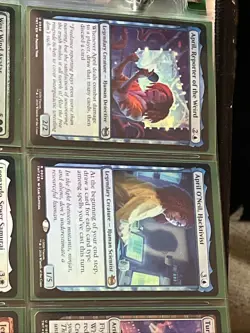 TMNT MTG Foil Lot 45x Near Mint Cards In Binder (mythic,rare,UC,C,) All Sleeved - Image 3