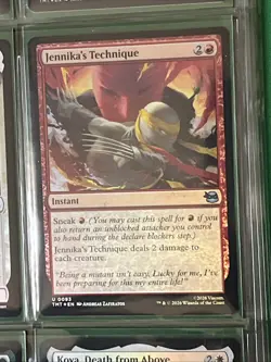 TMNT MTG Foil Lot 45x Near Mint Cards In Binder (mythic,rare,UC,C,) All Sleeved - Image 4