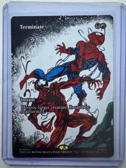Terminate #0040 Non-Foil (Borderless) Marvel Eternal-Legal NM ENG MTG - Image 1