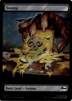 Swamp - Pizza (Surge Foil) FOIL 312 TMT Teenage Mutant Ninja Turtles NM - Image 1