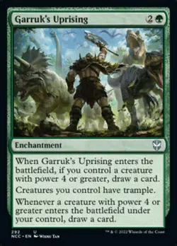 x4 Garruk's Uprising U MTG Commander Streets of New Capenna M/NM, English - Image 1