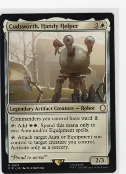 Codsworth, Handy Helper | Regular | NM | MTG | 0014 | Rare | PIP - Fallout - Image 1