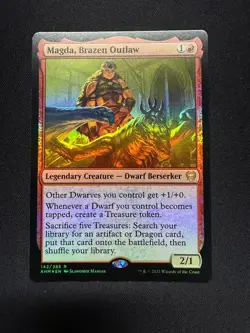Magda, Brazen Outlaw - Foil - NM - Kaldheim MtG - Image 1