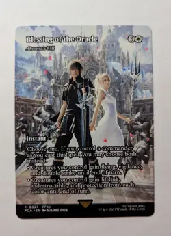 1x Blessing Of The Oracle Akroma's Will Borderless NM Final Fantasy FCA MTG x1 - Image 1