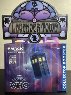 2023 MTG Magic the Gathering Doctor Who Collector Booster Pack Sealed NIB Omega - Image 1