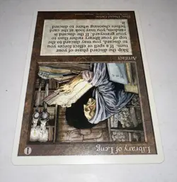 MTG * Library of Leng NM Unplayed Core Set 4th Edition Regular SellbyCyn - Image 2