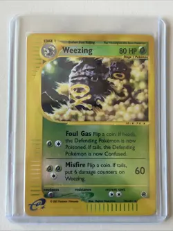 Pokemon Expedition Weezing Reverse-Holo Card 70/165 English Edition - Image 1