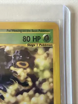 Pokemon Expedition Weezing Reverse-Holo Card 70/165 English Edition - Image 4