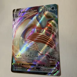 Pokemon TCG Lapras VMAX Holo Ultra Rare Card Sword & Shield Base Set 050/202 - Image 2