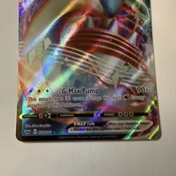 Pokemon TCG Lapras VMAX Holo Ultra Rare Card Sword & Shield Base Set 050/202 - Image 5