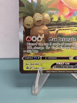 Pokemon TCG Flareon VMAX SWSH180 Black Star Promo NM - Image 4