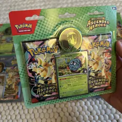 6x Ascended Heroes Tech Blisters Bundle Pokemon TCG New Sealed Larry & Erika - Image 4