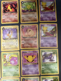 Vintage Team Rocket Pokemon Card Lot - Unlimited- Non Holo NM - Image 4