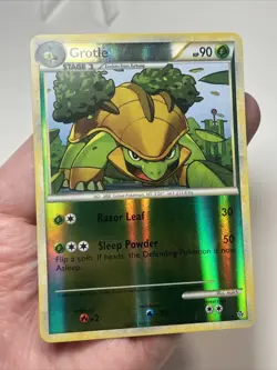 LP- Grotle 31/95 Reverse Holo Unleashed AUTHENTIC Pokemon Card - Image 3