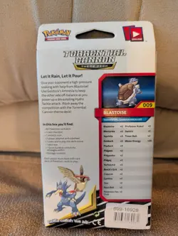 Pokemon Sun & Moon Team Up Blastoise Theme Deck Torrential Cannon - Image 2