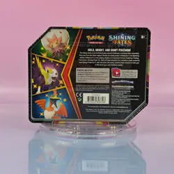 SHINING FATES TIN POKEMON SHINY BOLTUND V ENGLISH OVP SEALED 2 - Image 3