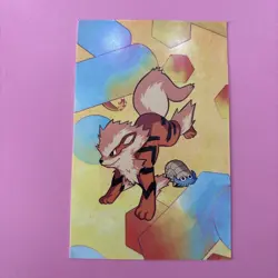 Pokemon TCG 151 Scarlet & Violet Mini Tin Art Card Arcanine #0059 - Image 1