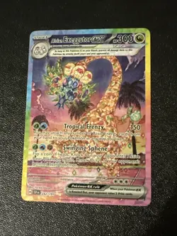 Pokemon TCG Scarlet And Violet Surging Sparks Alolan Exeggutor Ex 242/191 Holo - Image 2