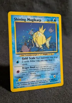 Shining Magikarp 66/64 Neo Revelation Holo LP Pokemon TCG - Image 1