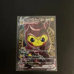Dark Magician Pikachu VCOS 010/055 Pokemon Cosplay Card FREE SHIPPING - Image 1