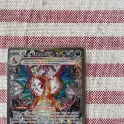 Pokemon Charizard ex 223/197 SV03 Obsidian Flames Special Illustration 330HP NM - Image 3