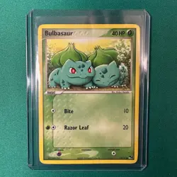 Bulbasaur #12/17 - Pokemon TCG - Pop Series 2 - MP (CREASED) - Image 1