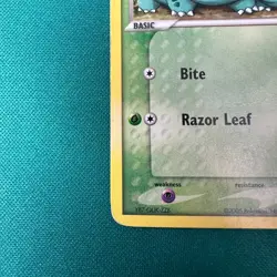 Bulbasaur #12/17 - Pokemon TCG - Pop Series 2 - MP (CREASED) - Image 5