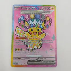 Pokemon TCG Pikachu ex 277/217 Ascended Heroes Special Illustration Rare NM - Image 1