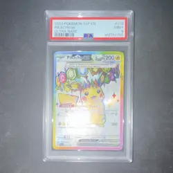 Pokemon Pikachu ex 219/191 Sv08 Surging Sparks Ultra Rare Holo PSA 9 - Image 1