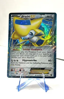 Jirachi EX ⭐ 60/101 Holo Rare EX Plasma Blast 2013 Pokemon NM - Image 1