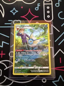 Pokemon TCG Vaporeon TG02/TG30 SWSH Trainer Gallery Brilliant Stars NM - Image 1