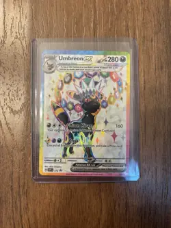 Pokemon Prismatic Evolutions Umbreon ex 176 SVP176 Figure Collection Promo NM - Image 1