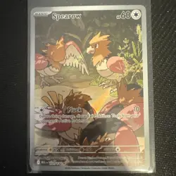 Pokemon TCG Spearow 151/132 Illustration Rare – Mega Evolutions Set – NM - Image 1