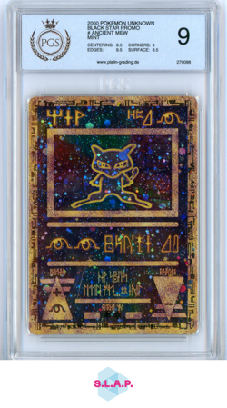 ANCIENT MEW 2000 POKEMON UNKNOWN BLACK STAR PROMO PGS 9 - Image 1