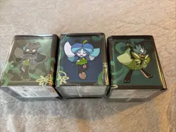 Pokemon Stacking Tins Q1 2025 9 Packs Surging Sparks Paradox Rift stellar crown - Image 1