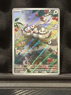 Starly - 221/198 - Pokemon TCG Scarlet Violet Base Illustration Rare - Image 1