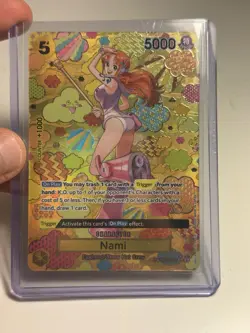 One Piece Card Game Nami OP08-106 SR SP Alternate Art Emperors in the New World - Image 1