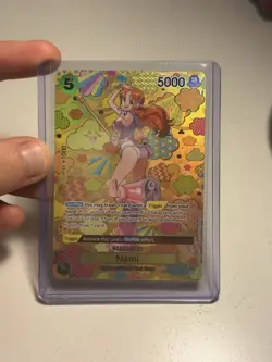 One Piece Card Game Nami OP08-106 SR SP Alternate Art Emperors in the New World - Image 3