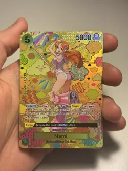 One Piece Card Game Nami OP08-106 SR SP Alternate Art Emperors in the New World - Image 4