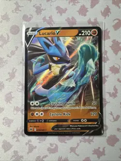 Lucario V - 078/189 - Pokemon Astral Radiance Sword & Shield Ultra Rare Card NM - Image 1