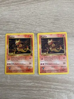 Pokemon Cards Magmar X2 Fossil Set with Bonus Gift! - Image 1
