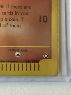 Pokemon Vulpix Aquapolis Reverse Holo Card 116/147 - Image 5